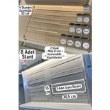 color house 8 Adet Çekmece Içi Baharatlık Düzenleyici Organizer Stant (KAVANOZLAR HARİÇTİR) Z305