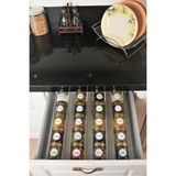Color House Baharatlık Cam Kavanoz 255 cc (Yuvarlak) 16 Adet Gold Metal Kapaklı (Stantları Hariçtir) - Şeffaf - 255 ml