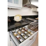 color house Baharatlık Cam Kavanoz 350 Cc (YUVARLAK) 16 Adet Gold Metal Kapaklı (STANTLAR HARİÇTİR) Tek Ebat