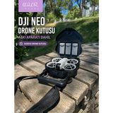 Color İnsane Dji Neo 2 Drone Taşıma Kutusu Askı Aparatı Dahil (Sadece kutu) 3 Batarya Kapasiteli Kutusu - Siyah