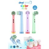 Color Kids Çocuklara Özel Hassas Oral-B Uyumlu 4 Adet Yedek Başlık