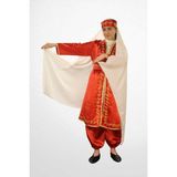 Color Kostüm Modern Halk Dansları Kafkas (Kız Çocuk) - 5 - 6 Yaş - Kırmızı - Beyaz