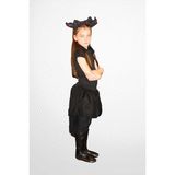 Color Kostüm Özel Gün Anma Kostümü Halloween1 - 6 - 7 Yaş - Siyah