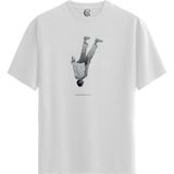 Color Luxe Gravity’s Whisper - Pamuklu Erkek Beyaz Tişört - Premium Quality - Renkli - 2XL