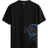 Color Luxe Night Ride - Pamuklu Erkek Siyah Tişört - Premium Quality - Renkli