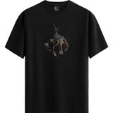 Color Luxe Rodeo Rider - Pamuklu Erkek Siyah Tişört - Premium Quality - Renkli