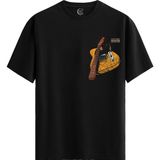 Color Luxe Telecaster '54 Pamuklu Erkek Siyah Tişört - Premium Quality - Renkli - XL