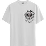 Color Luxe The Wise Wanderer - Pamuklu Erkek Beyaz Tişört - Premium Quality - Renkli