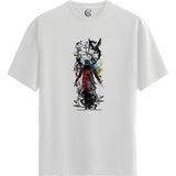 Color Luxe Timewalker - %100 Pamuklu Erkek Beyaz Tişört - Premium Quality - 001-Renkli - S
