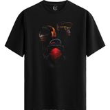 Color Luxe Urban Apes - %100 Pamuklu Erkek Siyah Tişört - Premium Quality - 001-Renkli - 2XL