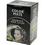 COLOR MATE 10PCS SİYAH SAÇ BOYAMA ŞAMPUANI (5263)
