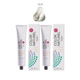 Color Naturel 11.11 Yoğun Küllü Platin Kalıcı Saç Boyası 100 ml 2 Adet