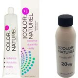 Color Naturel 7.40 Doğal Bakır 100 ml Saç Boyası + 20 Volume 90 ml Oksidan
