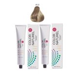Color Naturel 8.11 Yoğun Küllü Açık Kumral Kalıcı Saç Boyası 100 ml 2 Adet