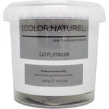 Color Naturel Go Platinum Beyaz Toz Açıcı 1000 G Etkili Saç Renk Açma Ürünü