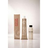 Color Naturel Kalıcı Saç Boyası 100 ml E ve All Of Unique 20 Vol Oksidan Yeni Ambalaj - 6.43 Orta Bakır Altın