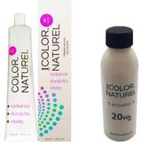 Color Naturel Saç Boyası 7.11 Yoğun Küllü Kumra 100 ml - + 20 Vol Oksidan 90 ml