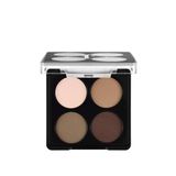 Color Palette İnce Yapılı & Mat Bitişli/Işıltılı 4'lü Göz Farı Paleti