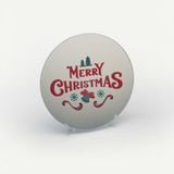 Color Reflect Christmas Yılbaşı Yeni Yıl Temalı Stickerlı Çok Renkli Ayna, Dekoratif Aksesuar