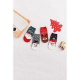 Color Socks 4 Çift Yılbaşı Özel Kadın Çorap Seti - 36 - 40 - Çok Renkli