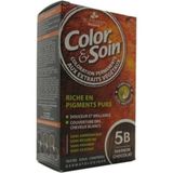 Color & Soin Amonyaksız Tamamen Bitkisel Organik Saç Boyası 5b Çikolata Kahvesi Parlaklık ve Hacim Kazandırır