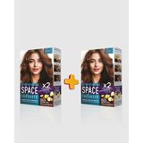 Color Space Infinity 2'li Set Saç Boyası 7.7 Işıltılı Kahve