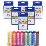 Color Swell Pastel Boya Kalemleri Toplu 6 Paket 24 Adet Canlı Renkler Öğretmen Kalitesi Aileler için Dayanıklı Sınıf Parti Hediyeleri