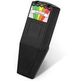 color tree El LED EMF Manyetik Alan Hayalet Avcılık Dedektörü Elektromanyetik Paranormal Ekipman Test Cihazı 50Hz-20,000Hz Siyah