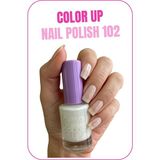 Color Up Nail Polish Oje 102 Coconut Juice - Beyaz