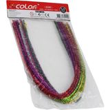 Colorbank Colorbank Şönil Simli 6 mm 50 cm CS-004 - Renkli
