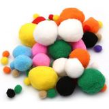 Colorbank Renkli Aktivite Ponpon Seti CPP-001 78 Adet Farklı Renk ve Boyut Seçenekleri ile Eğlenceli Aktiviteler