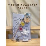 colorbuddie 10'lu Avantaj Paketi Mickey Mouse Al-Boya-Oyna Boyama seti