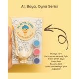 Colorbuddie Mini Al, Boya, Oyna Stitch Seramik Boyama Seti – 6 Renkli Çocuk Aktivite Seti - Beyaz