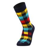 Colorcool Yazlık %80 Pamuklu Erkek Renkli Eğlenceli Çorap - 41 - 45 - Çok Renkli