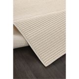 Colore Home Bukle Lup Yumuşak Kaymaz Taban Krem Renk Halı Kesme Bukle Yolluk