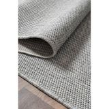 Colore Home Kaymaz Taban Dekoratif Gri Jüt Halı Gri Jüt Kilim Yıkanabilir Gri Sisal Kilim - 80 x 300 cm