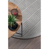 Colore Home Liya Iskandinav Gri Yuvarlak Oval Bukle Halı Salon Yatak Odası Koridor Halısı Yolluk