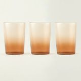 Colored 3'lü Meşrubat Bardağı Seti Amber (510 Cc)