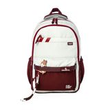 Colorful Fred Sırt Çantası Bordo - Laptop Bölmeli Okul Çantası İlkokul - Ortaokul - Lise
