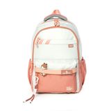 Colorful Fred Sırt Çantası Pudra Pembe - Laptop Bölmeli Okul Çantası İlkokul - Ortaokul - Lise