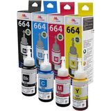 Colorful Toner T664 L655 Uyumlu 1 Set 4 Renk Muadil Mürekkep - Renkli