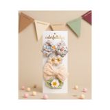 COLORFULLCLİPS Müslin Fiyonk Klips-Çıtçıt Toka Set