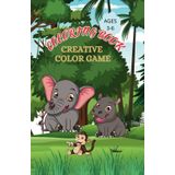 COLORING BOOK CREATIVE COLOR GAME: LES'T GO LES'T PLAY TOGETHER, ENJOY 40 BEAUTIFUL AND FUN ANIMALS