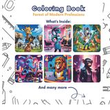Coloring Book: Forest of Modern Professions: A Fun and Educational Coloring Adventure Through Today's Coolest Jobs — For Kids Ages 4–15