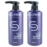 Colorinn 2x500 ml Stardust Silver Mor Şampuan
