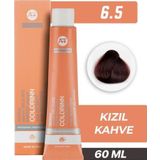 Colorinn 6.5 Kızıl Kahve 50 gr Tüp Saç Boyası + 50 ml Oksidan Sıvısı