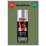 Colorium K7 Ral Renkleri 400 Ml Özel Doldurulmuş Selülozik Mat Sprey Boya Ral 6011 Küf Yeşili
