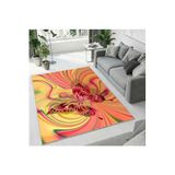 Colorix Carpet Dijital Baskı Dekoratif Kaymaz Taban Antibakteriyel Yıkanabilir Halı No:1097 Pembe 150 x 200