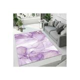 Colorix Carpet Dijital Baskı Dekoratif Kaymaz Taban Antibakteriyel Yıkanabilir Halı No:2232 Pembe 100 x 200