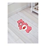 Colorix Carpet Özel Kesim Ayıcık Desenli Kaymaz Taban Paspas No: 167 Pembe 60 x 100